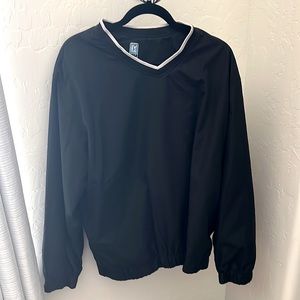 Perry Ellis PGA Tour Black Windbreaker